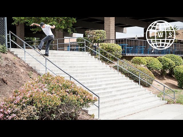 KIDS SKATE HOLLYWOOD HIGH 16 STAIR - A DAY WITH NKA - 