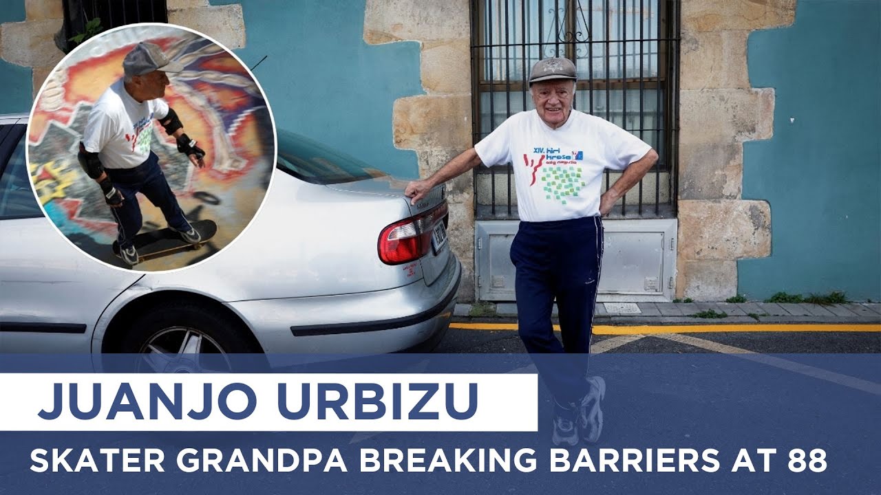 Juanjo Urbizu: 88-Year-Old Skateboarder Defies Age in Spain’s Parks | AD1B